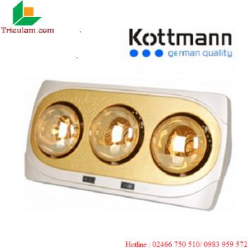 Lắp đặt đèn sưởi Kottmann 3 bóng vàng ở Kiến Hưng Hà Đông