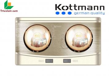 Đèn sưởi Kottmann 2 bóng K2B-Q